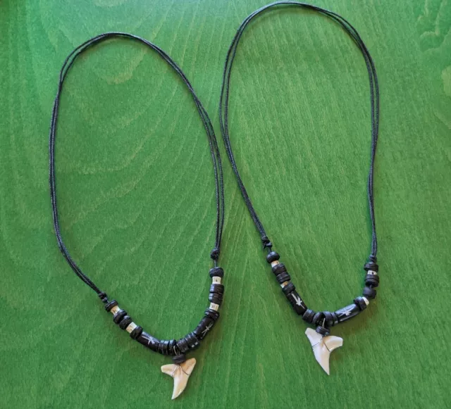 1x Haizahn Kette Surfer Shark Tooth Zahn Mako Hai Haifischzahn Beach Anhänger