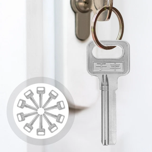 10 pz chiavi da bagno vuote chiavi vuote chiave destra chiavi vuote per casa vuote