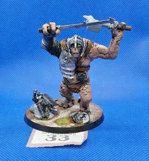 Figurine Seigneur Des Anneaux Figurine Warhammer - Le Seigneur Des Anneaux : Troll Du Mordor Ou De L'Isengard (Noir