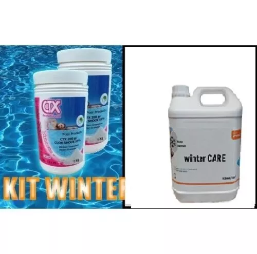 Kit Winter - Cloro Mantenimento Acqua Piscina D'inverno Svernante Per Piscina !!