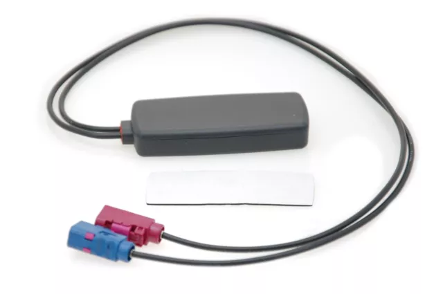 Alda PQ Scheibenantenne für GSM, 3G, GPS mit FAKRA Stecker und 50cm Kabel +3 dBi