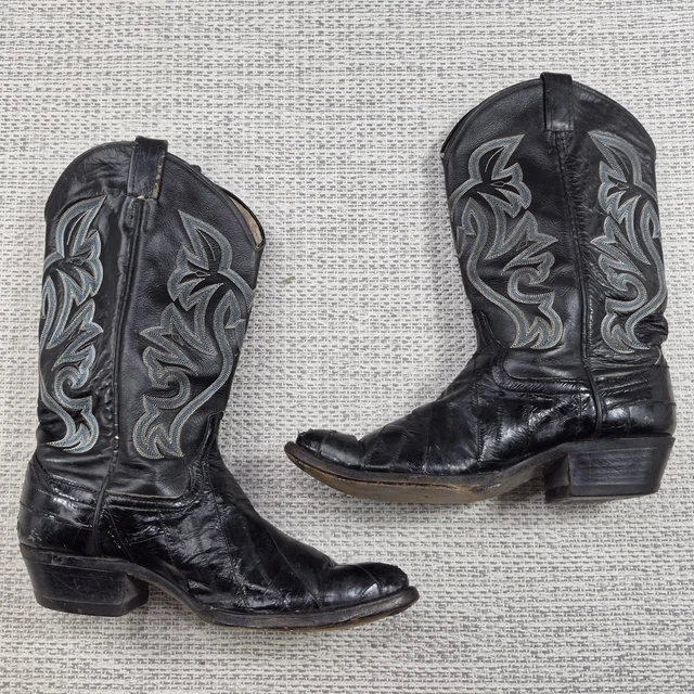 FERRATO WESTERN LOW Cut Ankle Boots Mens Cowboy Stitched  display picture 1