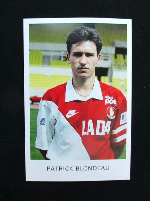 Carte Postale Vintage Claude Puel AS Monaco - Football 1983-1985