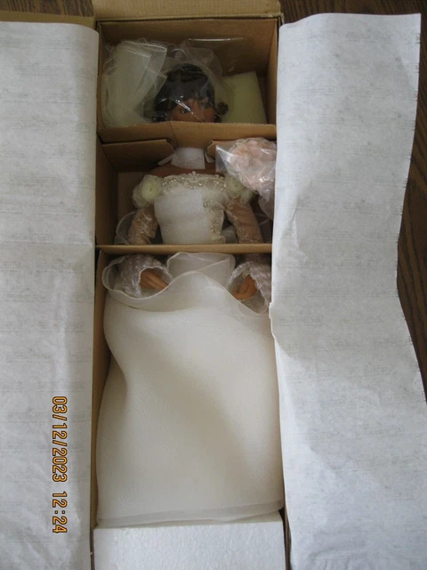 Eternal Love Bride doll by Titus Tomescu for the Ashton-Drake-NRFB-African Amer.