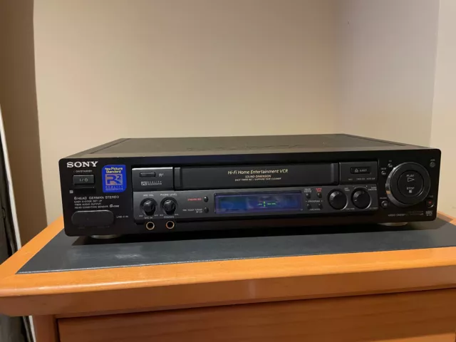 Sony SLV-EZ2000S VHS 6 Head Hi Fi Stereo VCR with G-Code