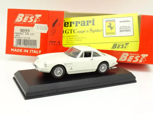 Best Model 1/43 - Ferrari 330 GTC Blanche 1966