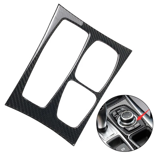 Couvercle Levier De Vitesses Fibre Carbone Pour BMW X5 E70 Et X6 E71 - Noir Carbone, Marque Possbay