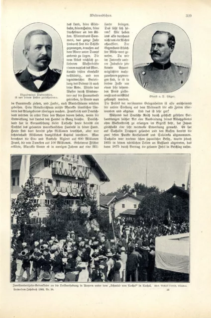 200Jahr-Gedenkfeier an die Volkserhebung in Bayern "Schmied von Kochel" von 1905