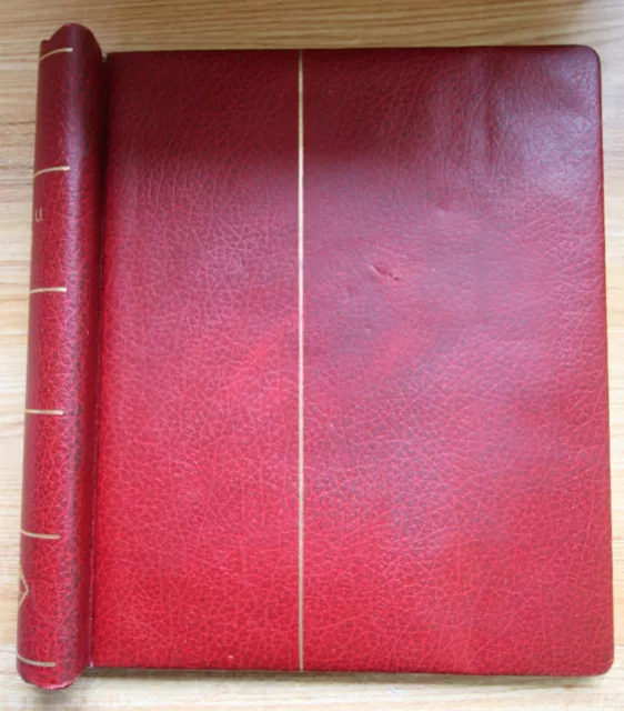 Lovely Vintage Red Lighthouse Used Sprung Upu Ii Stamp Album / Binder. No Pages