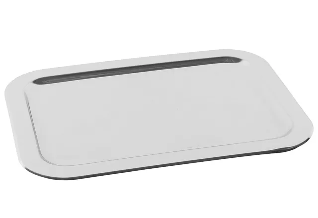 my basics HAUSRAT Serviertablett Edelstahl 42x31cm