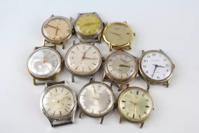 Mens Vintage WRISTWATCH Heads Hand Wind/Automatic Raymond Weil Non Working x 10