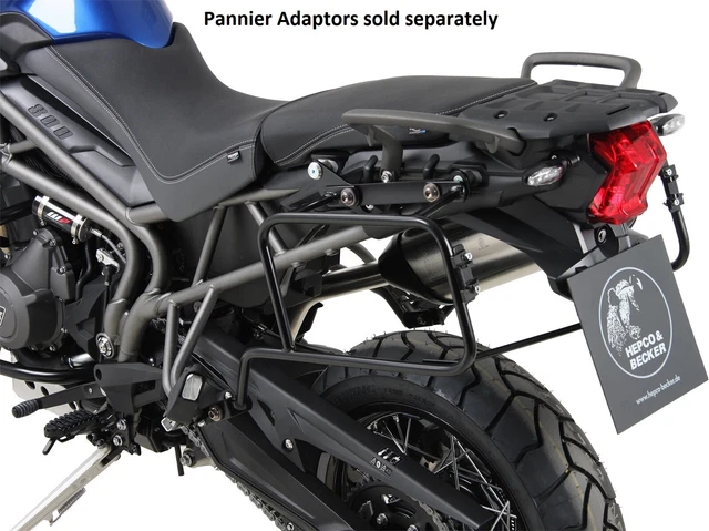 TRIUMPH TIGER 800 Pannier Frames Lock-it - Black [All Models] BY H&B ...
