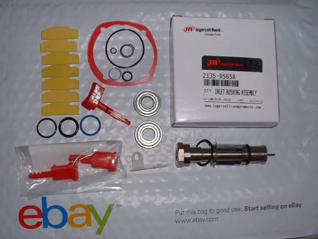 Ingersoll Rand 2135 Tk2+2135 D565A Bushing+2135 K75 Button Kit+2135 D93 Trigger 2