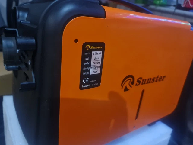 Sunster Diesel Heater empty case
