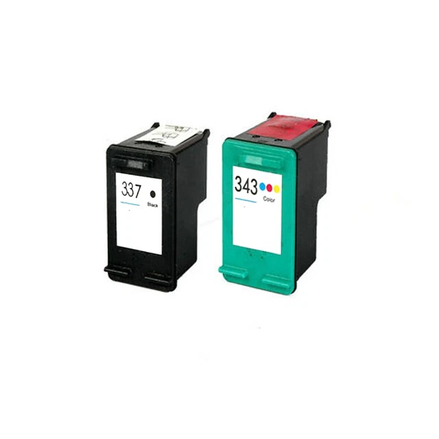 Kit 2 cartucce per HP rigenerata colore bcmy C9364EE N337 C8766EE N343