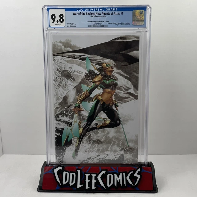 War Of The Realms New Agents of Atlas #1 CGC 9.8 2nd Print MICO SUAYAN - Virgin