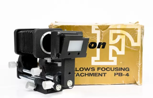 Nikon Bellows PB-4(Bellows)+PS-5 slide copier attachment Full Set