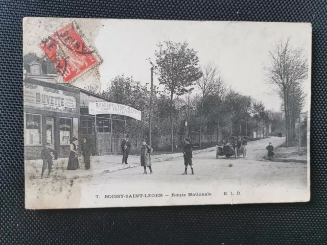 CPA 94 BOISSY-SAINT-LEGER - Route Nationale