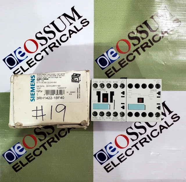 Siemens 3Rh1422-1Bf40 Hilfsschütz Spannung 110 V Dc Kostenloser Schneller...