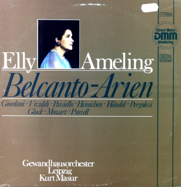 Elly Ameling, Kurt Masur, Gewandhausorchester Leipzig - Belcanto-Arien LP .