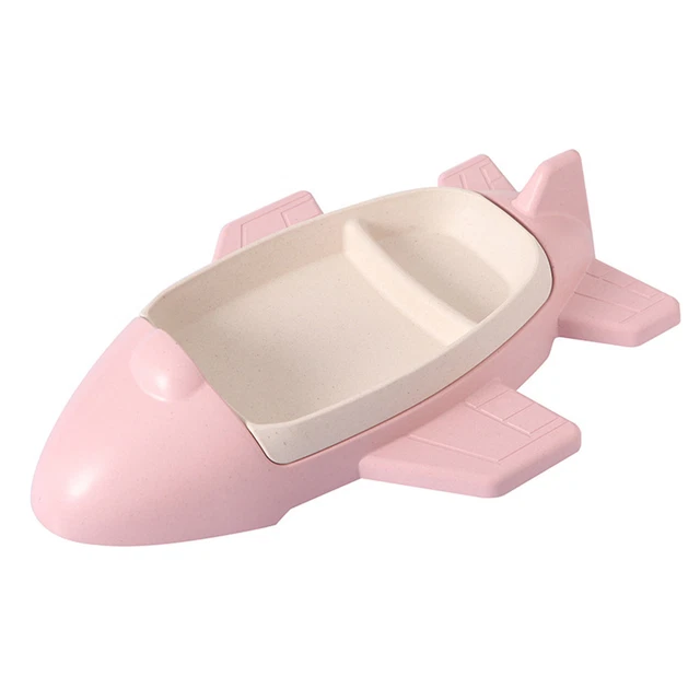 Dining Plate Smooth Edge Anti-slip Children Eating Dinnerware Dish Utensils