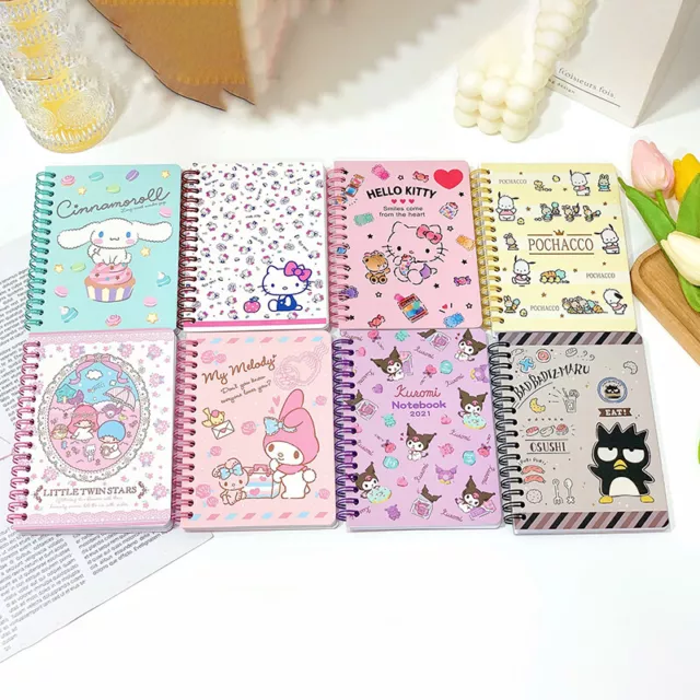 KUROMI DATE A6 Book Notebook Sanrio Book Office Notepad Spiral Lined ...