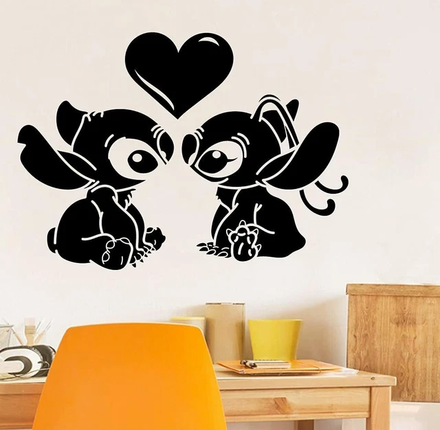 Sticker Angela Rosa ANGEL LOVE LILO and Stitch Wall Sticker Vinyl Art Decal Decor Kids Room ...