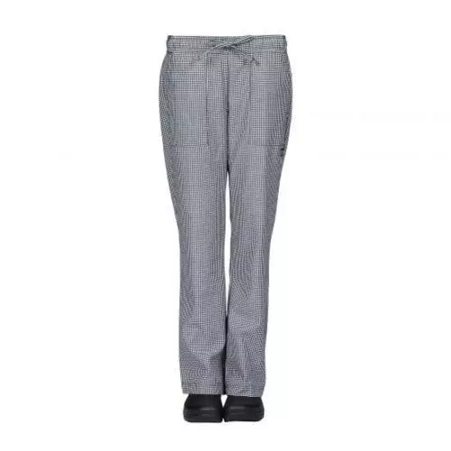 Chef Works - WBAW-XS - Women's Checked Chef Pants (XS)