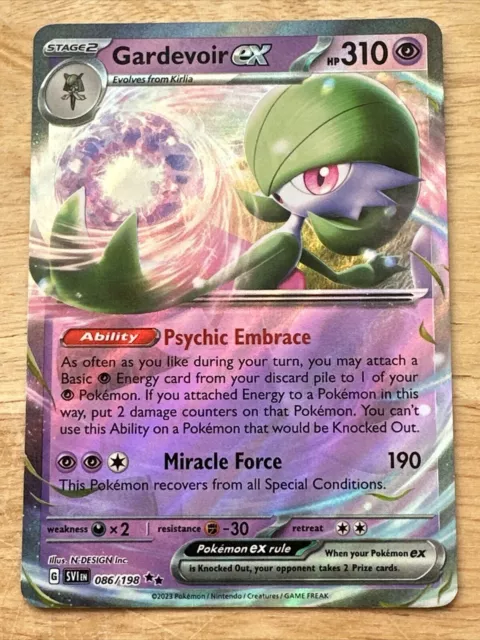 Pokemon Gardevoir EX Ultra Rare 228/198 NM Scarlet And Violet for