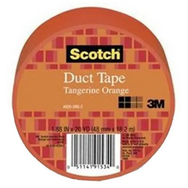 3M 920-ORG-C 1.88 in. x 20 yd. Scotch Duct Tape- Tangerine Orange