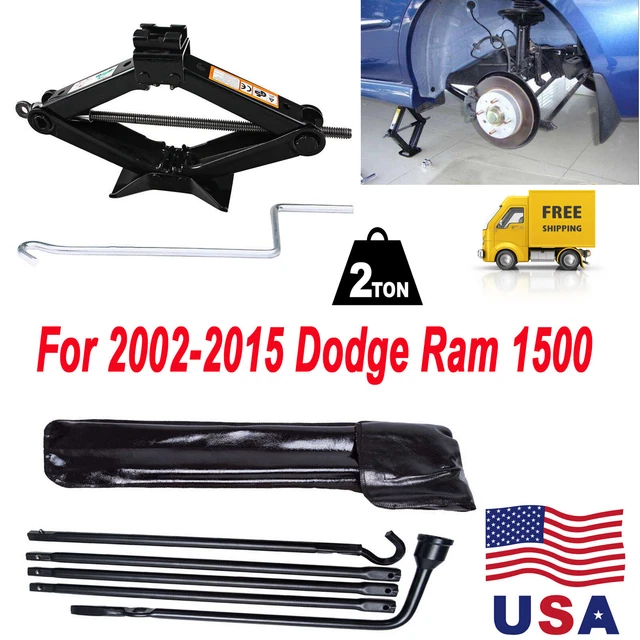 SCISSOR JACK& EXTENSION Lug Wrench Spare Tire Tools Kit for 0215 Dodge