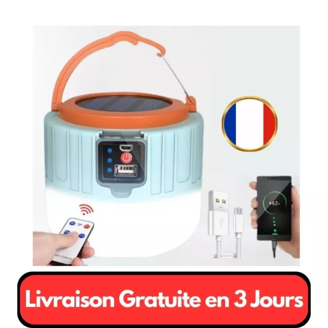 Lampe De Poche LED Magnétique - 4 Pack - Rechargeable USB - Pour Camping Et Bricolage