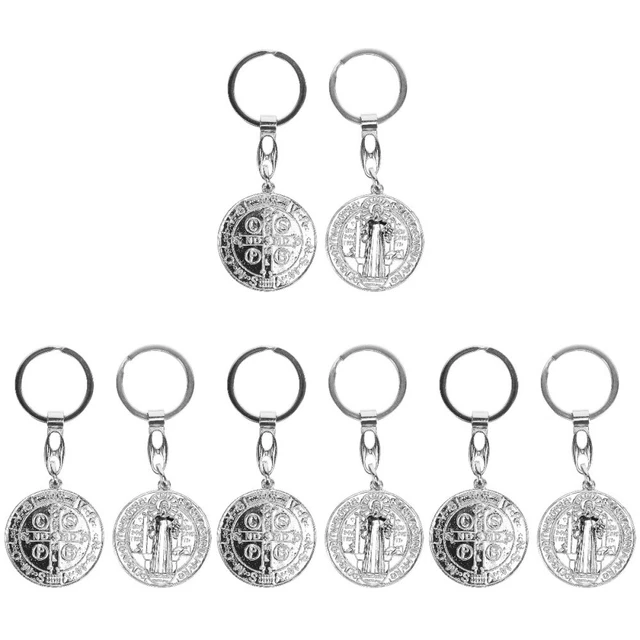 8 Stk Metall Metallhandwerk einzigartige Schlüsselanhänger Pro Schlüssel Tasche