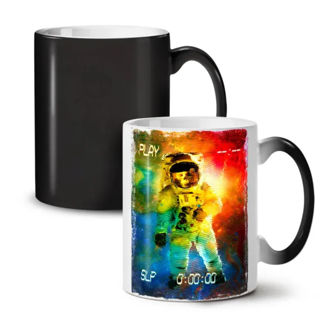 Space Skull Astronaut NUOVA tazza da caffè tè che cambia colore 11 once | Wellcoda