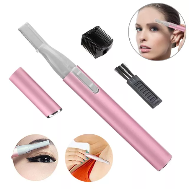 Unisex Women Electric Trimmer Razor Hair Remover Facial Eyebrow shaver Ladies UK