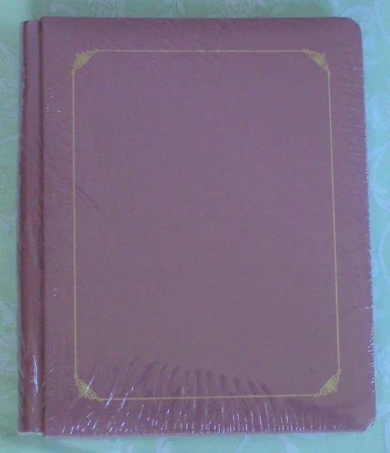 Creative Memories 8 X 10 Mulberry Reflections Scrapbook Album With Gold Trim