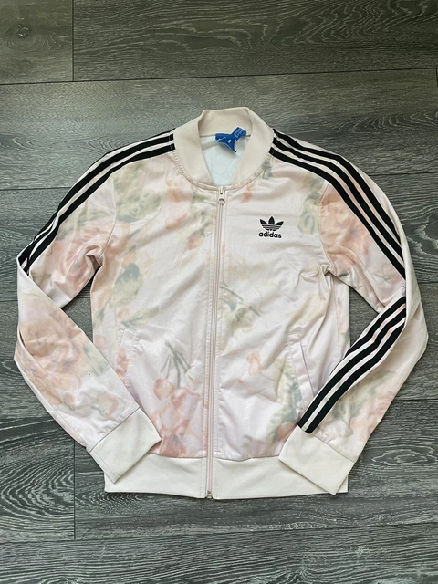 WOMEN S ADIDAS FLORAL Bomber Jacket Size 6 10.00 PicClick UK