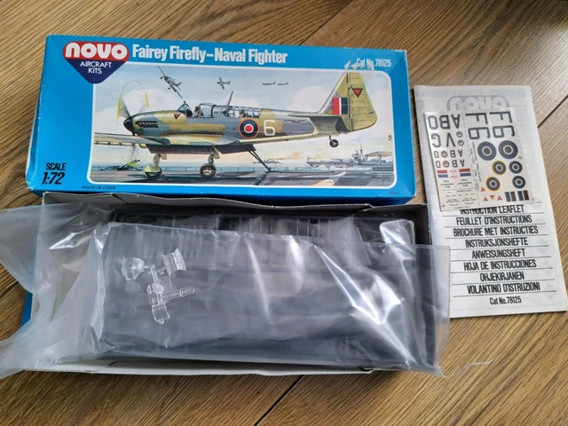 FAIREY FIREFLY-NAVAL FIGHTER Novo 1/72 Vintage Model Kit £14.99 ...