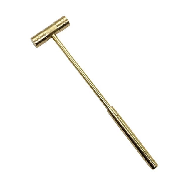 Petit Laiton Marteau Détachable Poignée for Horloge Montre Réparation Main Tools 2