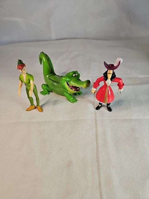 DISNEY'S JAKE AND The Neverland Pirates/ Peter Pan Toy Bundle Hook Croc