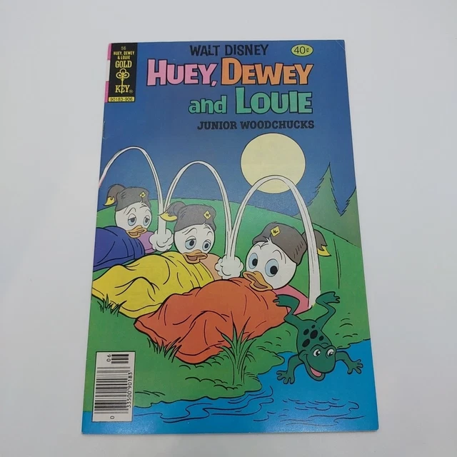 WALT DISNEY HUEY Dewey and Louie Junior Woodchucks # 56 Gold Key Comic ...