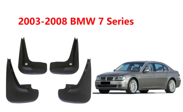 Mud Flaps Splash Guards Fender Mudguards For 2003-2008 BMW 7 Series