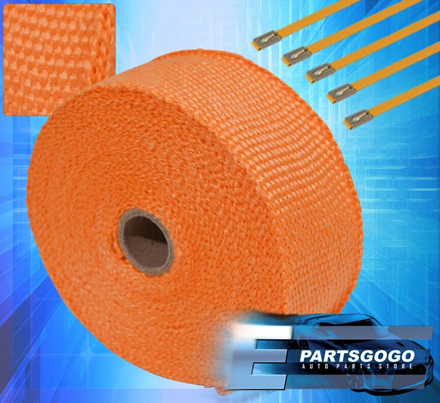 30 Feet High Temperature Header Piping Aluminum Color Heat Wrap Cover Or