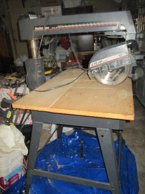 10" Radial Arm Saw w/ Stand and manual Craftsman Model LOCAL P/UP ONLY 10" Radial Arm Saw w/ Stand and manual Craftsman Model LOCAL P/UP ONLY