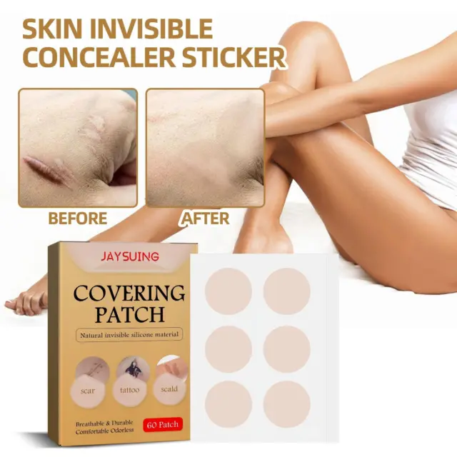 Invisible Concealer Sticker Breathable Waterproof Tattoo Cover Scar Concealer Q$