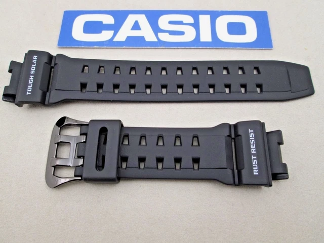Genuine Casio G-Shock Gulfman GR9110BW GW9110BW black resin watch band 10415076