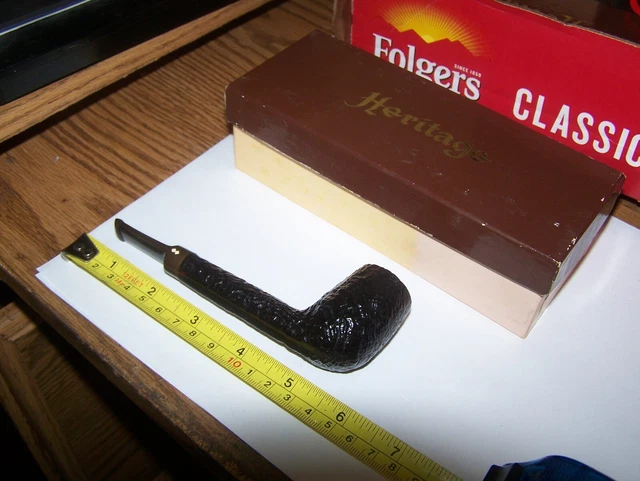 Heritage Antique Pipe New Unsmoked 04 Billiard Kaywoodie Top Line Pipe 1960'S Heritage Antique Pipe New Unsmoked 04 Billiard Kaywoodie Top Line Pipe 1960'S