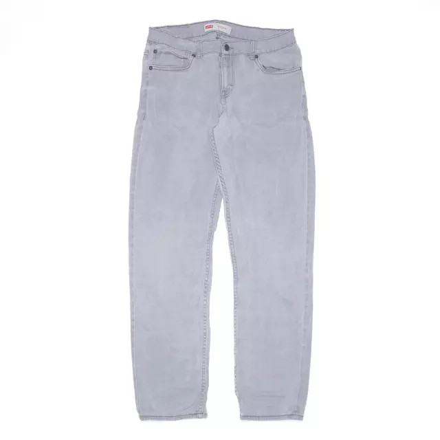 LEVI'S 511 Jeans dritti da uomo grigi denim slim da ragazzo W30 L30