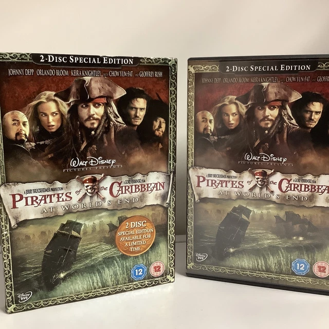 PIRATES OF THE Caribbean At World's End Dvd Action & Adventure 2007 ...