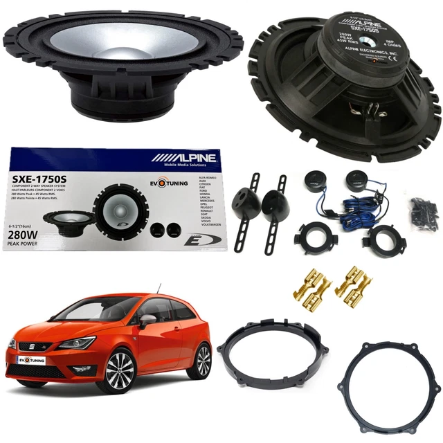 Kit 4 Haut-parleurs Alpine SXE-4625S Pour Nissan Terrano – Ovales, 4x6", 80W RMS